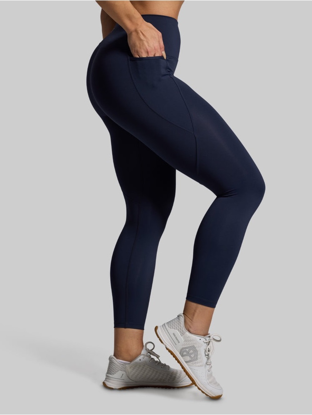 Born Primitive high-waisted leggings with side pockets - Navy